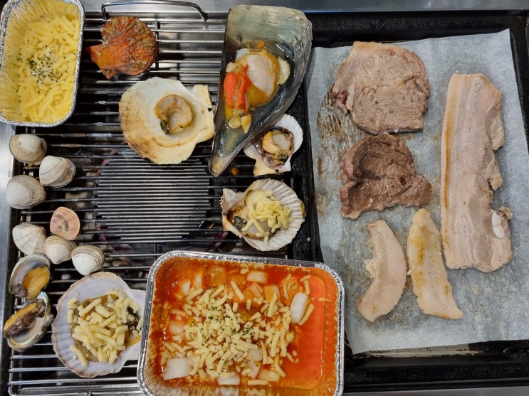  진주 평거동 술집 조개창고 무한리필 뷔페