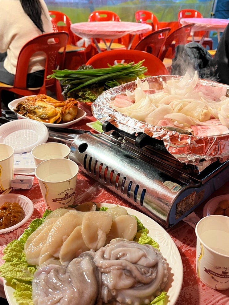  [여수삼합맛집] 여수 서시장포차거리 서시장 실내마차23번 해물삼합