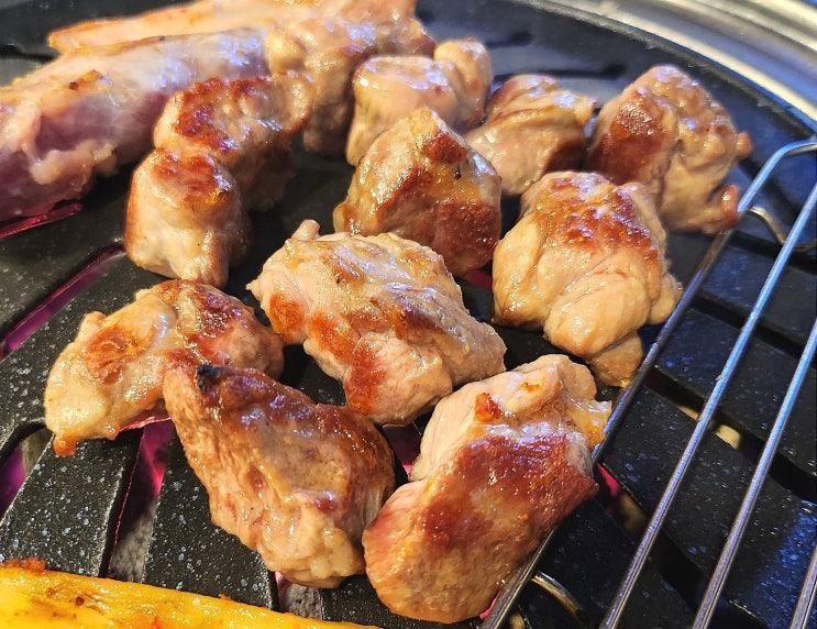  의정부 민락동 맛집 추천! 꼬독한 식감 돈꽃살에 반한 '육터'