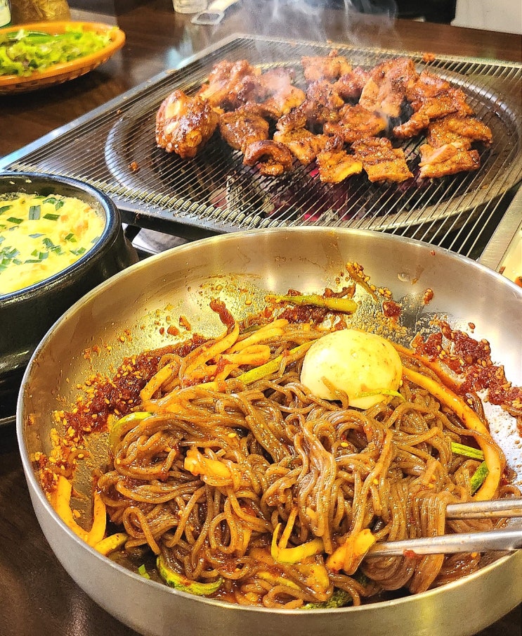  포천 고모리 맛집 광릉수목원 근처 갈비 환상궁합 '철원막국수'
