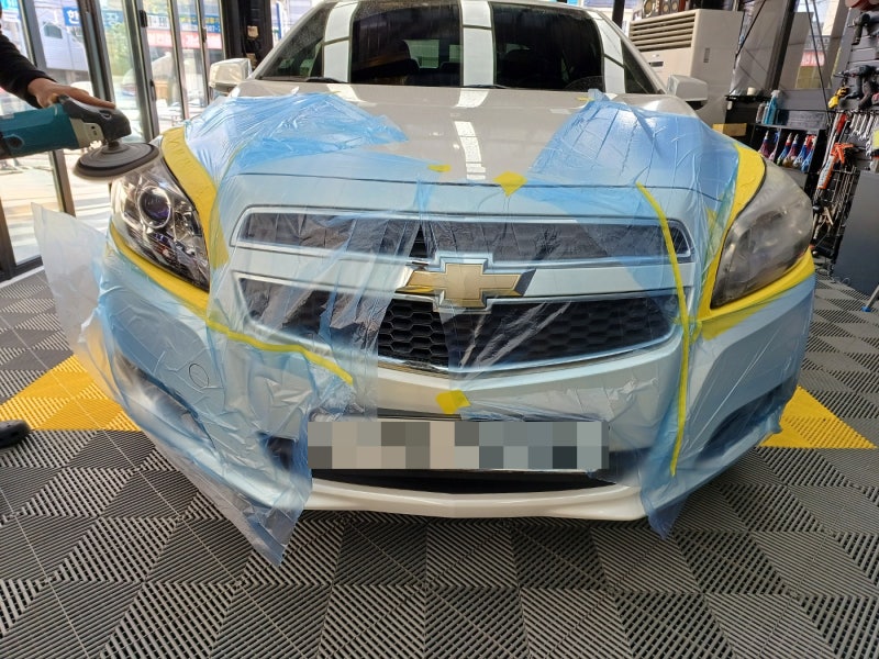 인천 부평구 / 헤드라이트 복원 및 코팅 / 쉐보레 / 말리부