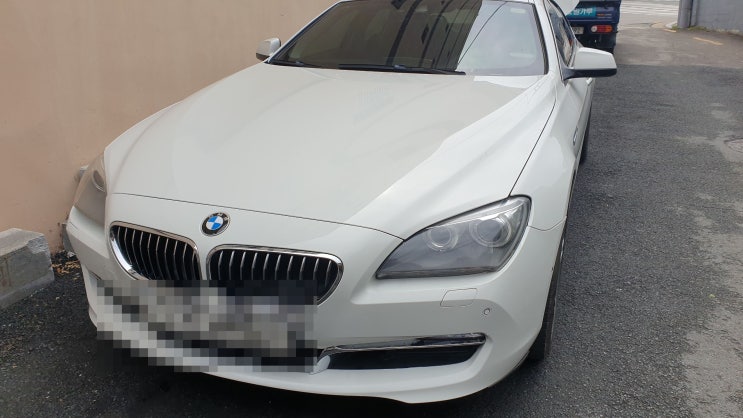  bmw 6시리즈 배터리 중 640d 밧데리 교체 방법