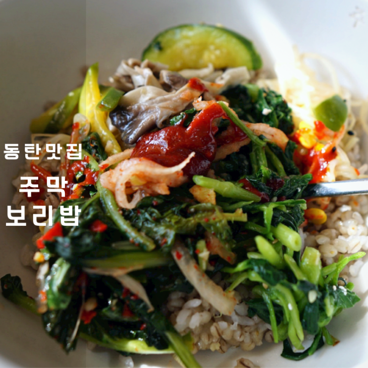  동탄 맛집 서오릉 주막보리밥 시래기털레기 된장 수제비