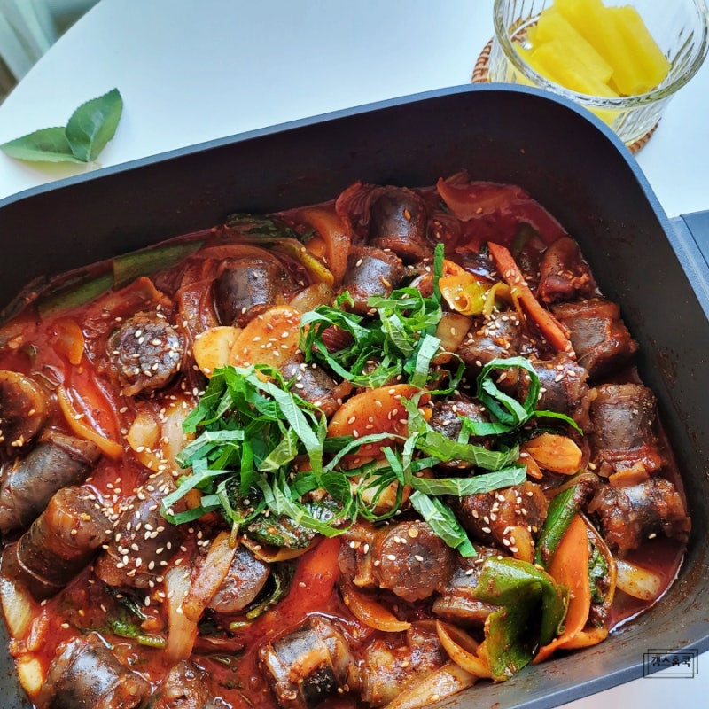 순대볶음 황금레시피 에드워드권 순대볶음 양념장 레시피 소주안주 요리 순대야채볶음 : 네이버 블로그