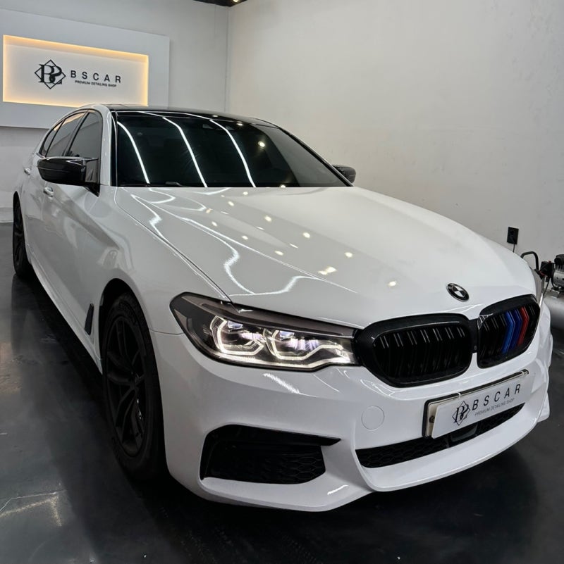인천 계양구 / 전체 랩핑 / 유광 화이트 / BMW / 5시리즈