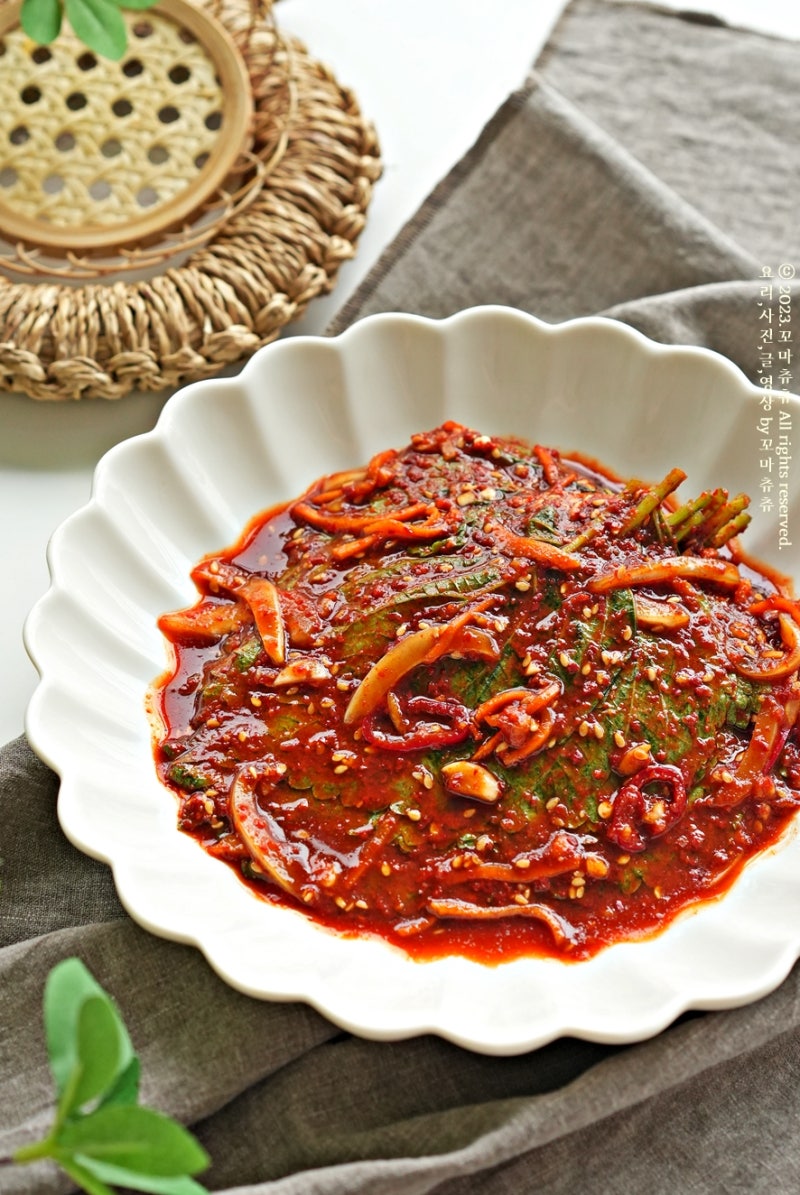생 깻잎 양념장 극찬받은 7분 깻잎김치 양념 만드는 법 양념깻잎 일주일 밑반찬 만들기 : 네이버 블로그