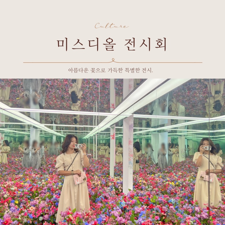  성수 미스 디올 전시회 꽃으로 가득한 무료전시에 지지수 작가 작품도