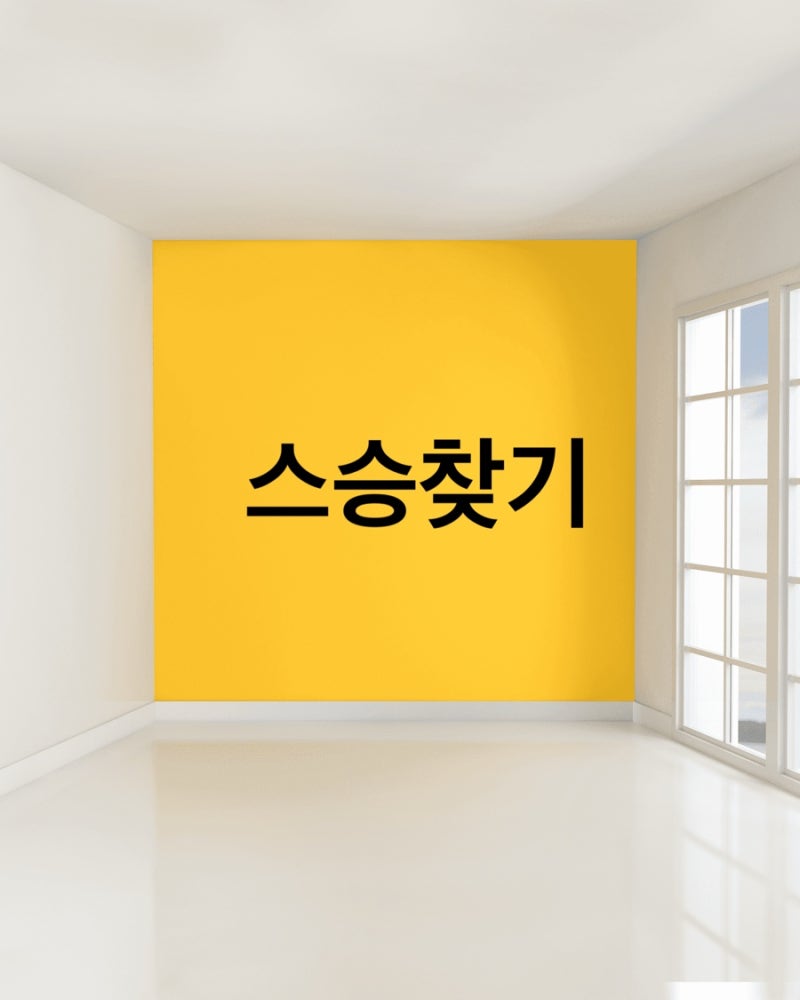 스승 찾기 선생님 찾기