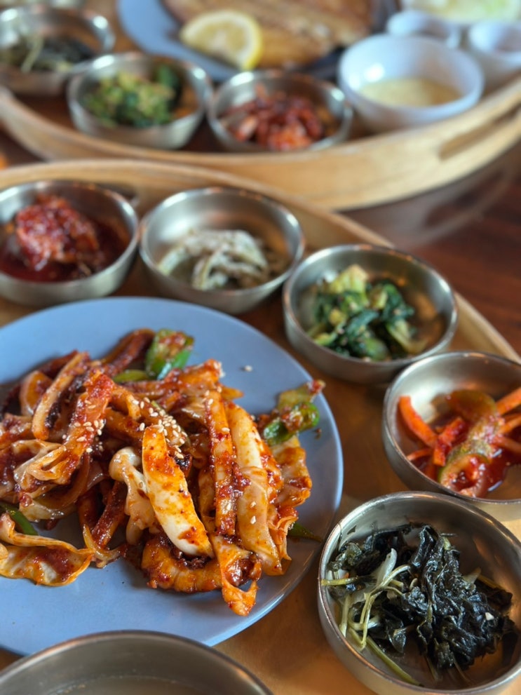 [하남] 서울근교 가정식 먹고 싶을 때 '단밥' 한정식 내돈내산 - 고등어구이 장어덮밥 오징어볶음