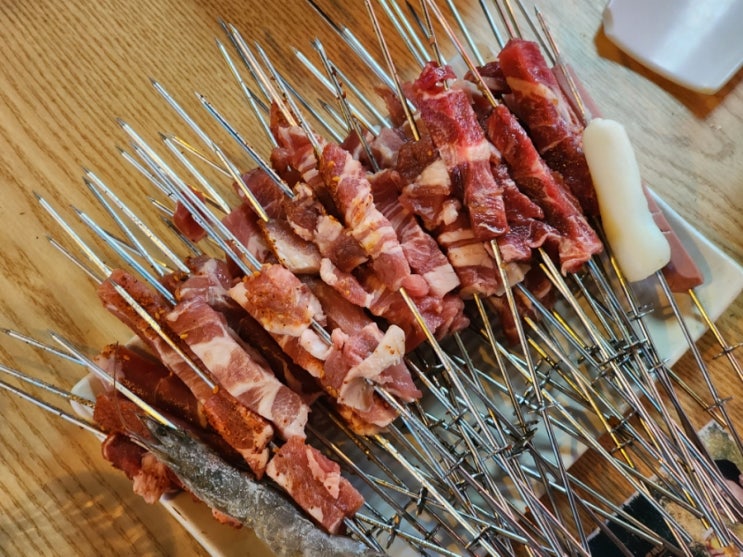  건대 무한리필 [미친양꼬치] 건대입구 양꼬치 맛집