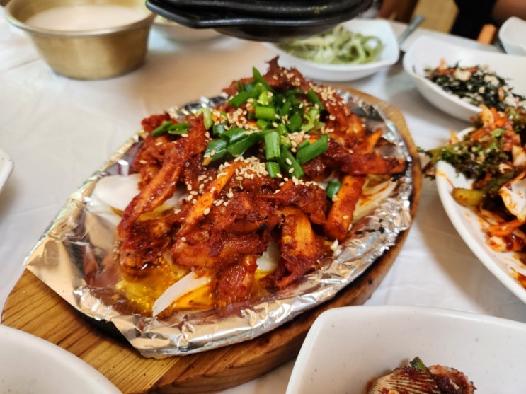  순천 선암사 길상 식당 더덕정식