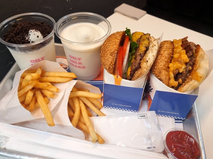 대구 교동 맛집] 수제 소고기 패티 100% 동성로수제버거 맛집 신메뉴 맥앤치즈버거와 시그니처 '오일리버거'