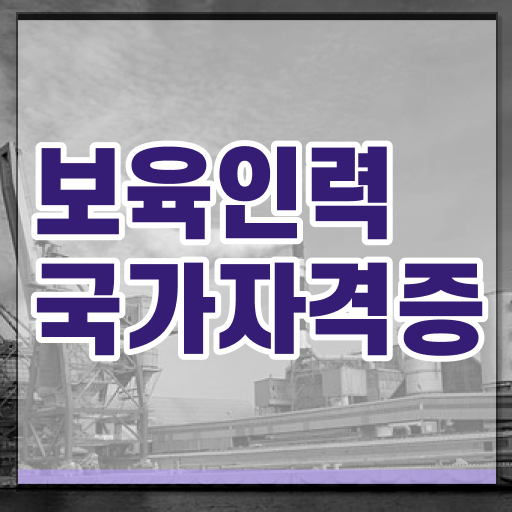 보육인력국가자격증 준비기간 완성 비법 공개 .