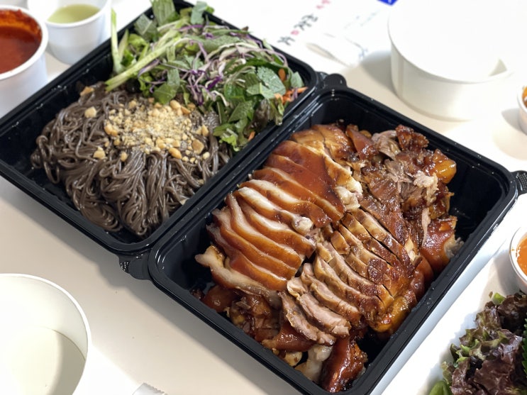  강남 편장군족발 현대백화점 무역센터점 막국수 족발맛집
