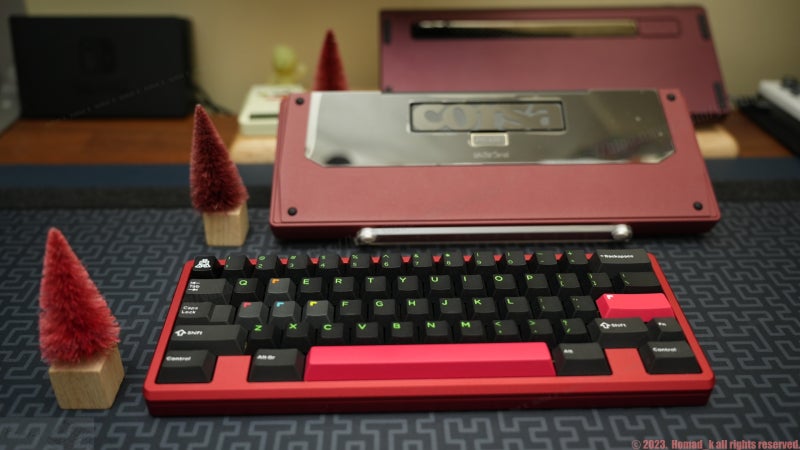 matrix 6XV 3.0 Corsa PVD Maroon 自作キーボード matrix keyboard