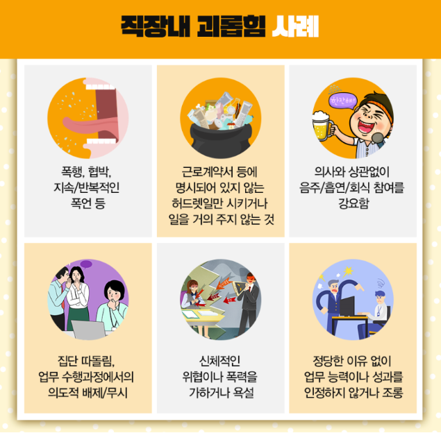  [법정의무교육] 직장내괴롭힘 사례와 대처법