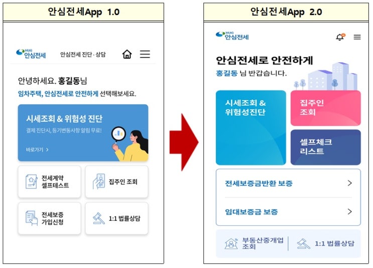  전세사기 막아주는 안심전세앱 2.0 출시!