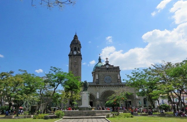 필리핀 마닐라여행 (올드마닐라 시티투어 : 인트라무로스 1탄 : 마닐라 대성당, 플라자 로마, 카를로스4세 기념비)