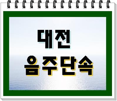  대전 음주단속 후 해야 할 일