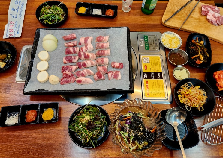  도계동 맛집 육고기장인 삼겹살 고기집