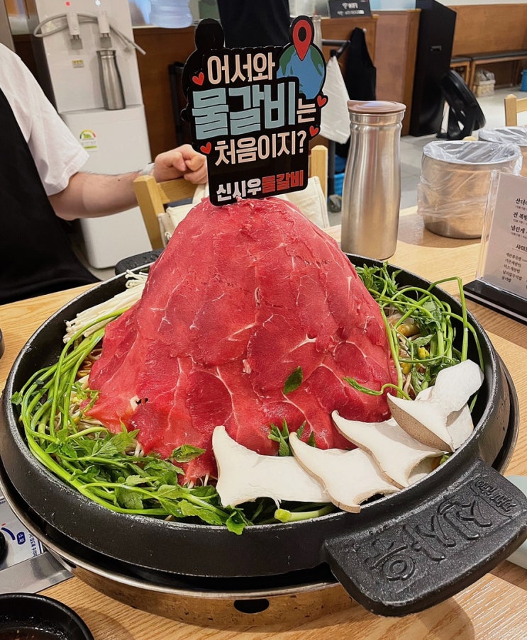  신사우물갈비 부산서면점 / 산더미 물갈비 진짜 산더미