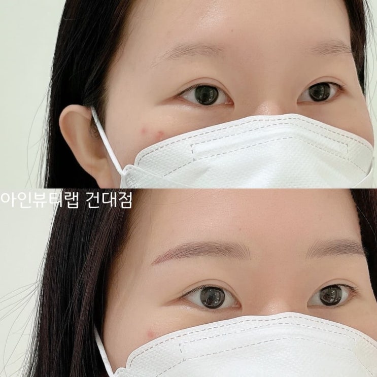 눈썹문신을 받는 이유는 사진을 보시면 압니다.