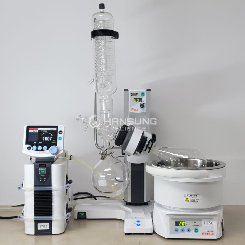 EYELA N1210B Rotary Evaporator + SB1300 Water bath + NVP2100V + NVC3000 , 회전식 농축기 세트 네이버 블로그