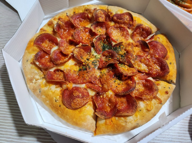 신시가지 피자 맛집 [피굽남피자 유떡 완산점] 페파로니피자 + 로제떡볶이 후기~