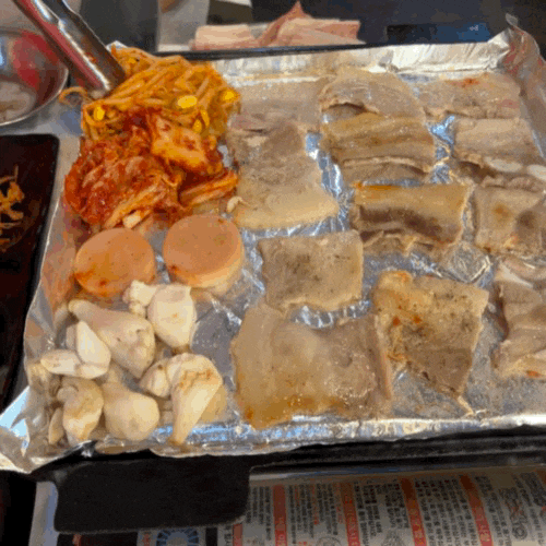  중동 맛집 부천 현대백화점 냉동삼겹살 맛집 운자네냉삼