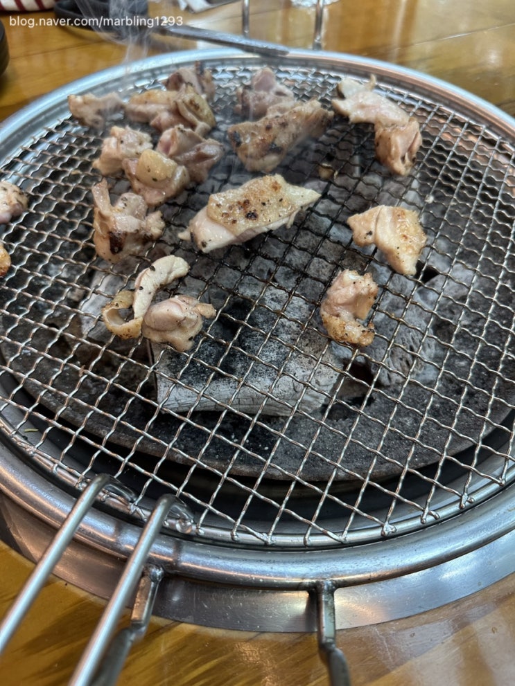 [춘천 식당] 숯불에 구워먹는 닭갈비 맛집, 통나무집 숯불닭갈비에 다녀왔어요!