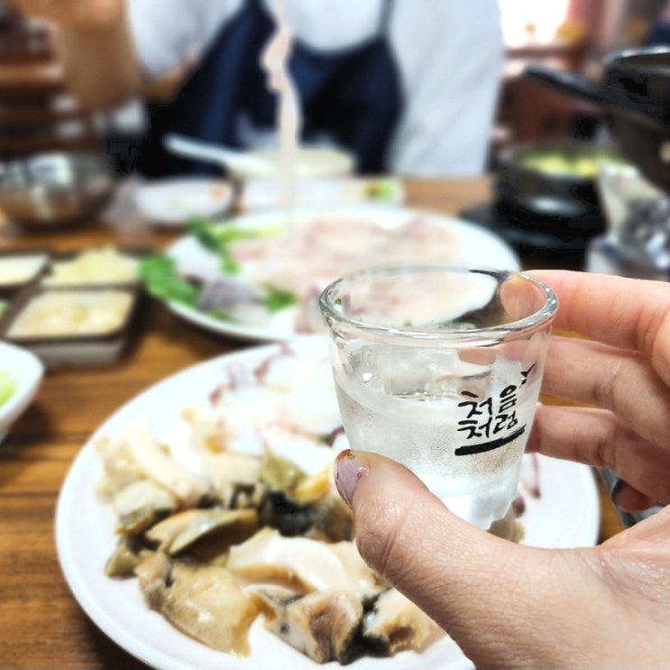  역삼동회식장소 해산물 코스 가성비 좋은 청수횟집