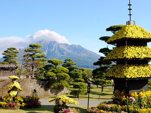 사쿠라지마, 이부스키, 사쓰마 반도, 다네가시마 일본  가고시마 여행지 베스트 리스트
