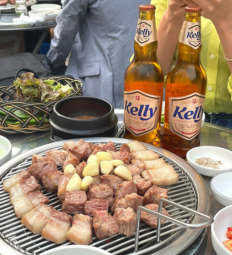  <여의도 생돈구이촌>여의도 야장 솔직후기(제주 생고기 맛집!)