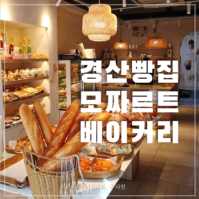  경산 하양 빵집 주차장 편한 모짜르트 베이커리