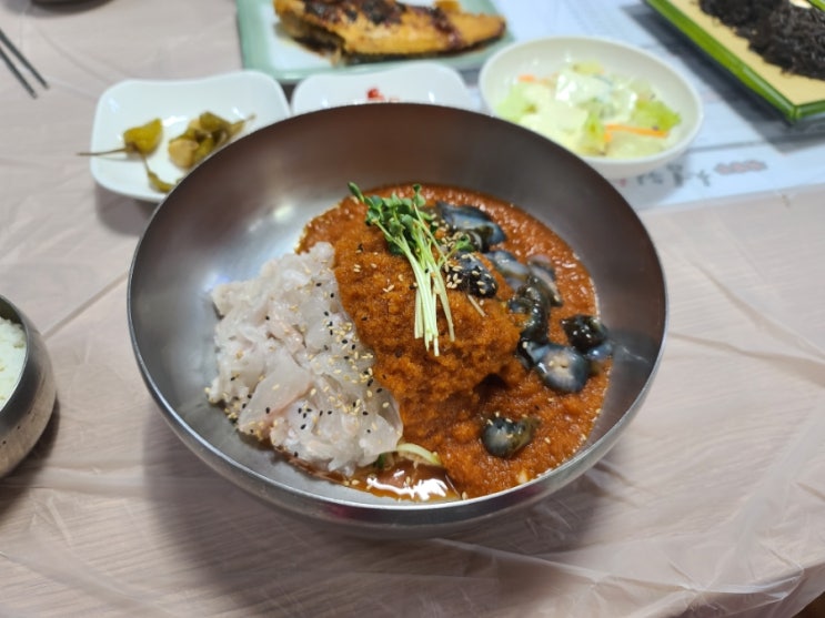  【구미 상모동】 물회 육수로 승부하는 "청원신물회 본점"에 다녀왔습니다.(내돈내산)