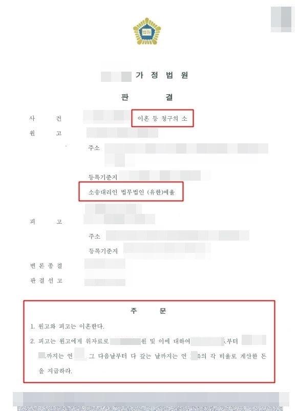 부천이혼소송변호사 없던 일로 할 수 없기에 깔끔한 마무리를