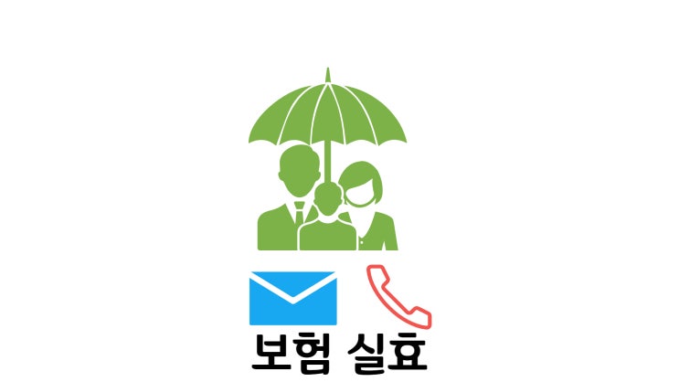  보험 실효  우편만으로는 안돼