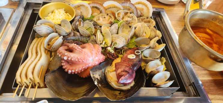  김포 고촌 해물탕 맛있는 바다수퍼해물천하조개구이찜