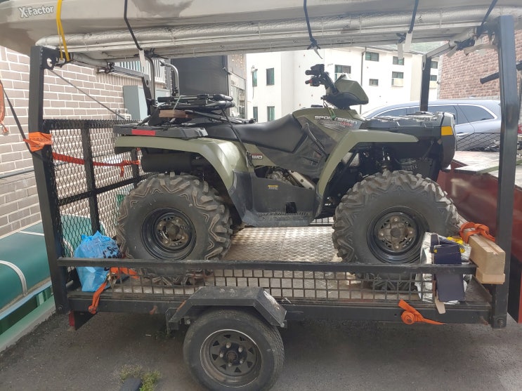  이웃의 4륜 오토바이 ATV 폴라리스 스포츠맨450 (POLIRIS SPORTSMAN 450)