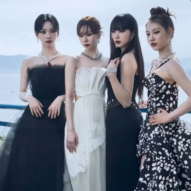 칸에 초청받은 K-POP 아이돌 제니, 로제, 에스파(카리나/지젤/윈터/닝닝)
