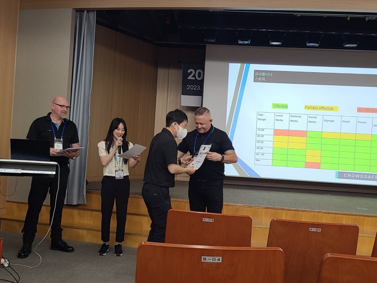 국제교육 공연군중 안전관리 Crowd Safety Training 2023 성료 국제교육 공연군중 안전관리 Crowd Safety Training 2023 성료