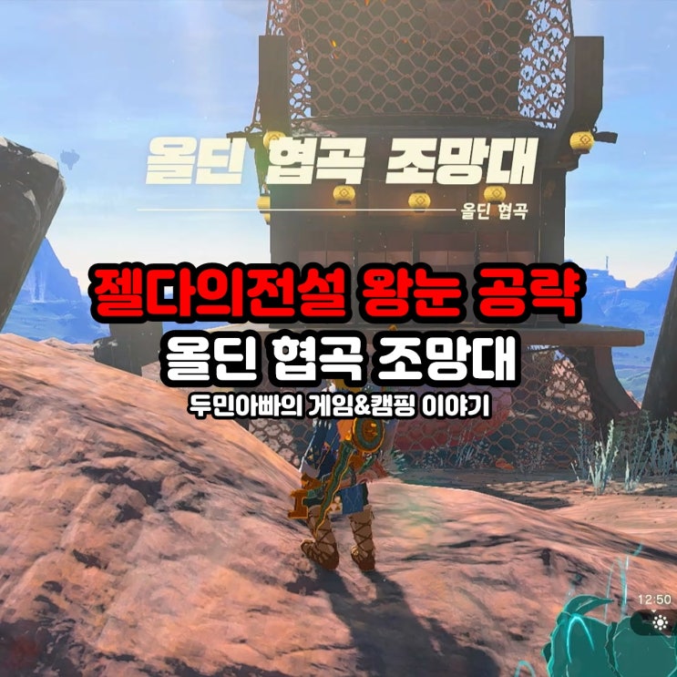  올딘 협곡 조망대 여는 방법 / 젤다의 전설 왕눈 왕국의 눈물 공략