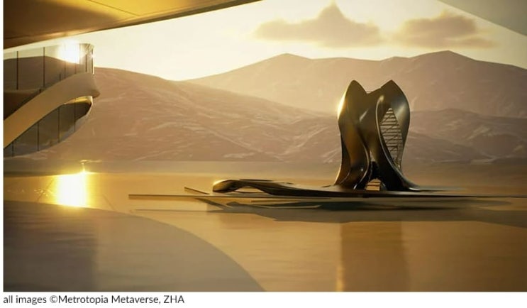 자하 하디드의 메타버스 미래 건축VIDEO:Zaha hadid explores the future of architecture in the metaverse..