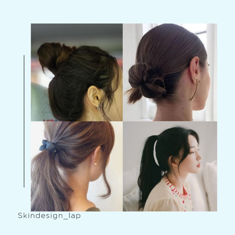 여자묶음머리 헤어스타일 긴머리 로우번 똥머리 포니테일 예쁘게 묶는법 : 네이버 블로그