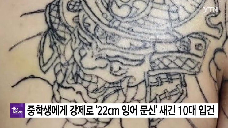 인천 중학생에게 22cm 잉어 문신 강제 연습 동네형 윤성 누구 실화탐사대 인천 중학생에게 22cm 잉어 문신 강제 연습 동네형 윤성 누구 실화탐사대