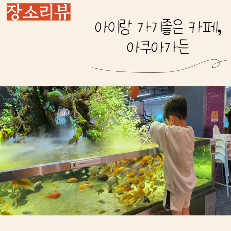  기흥 리빙파워센터) 아이랑 가기좋은 카페, 아쿠아가든