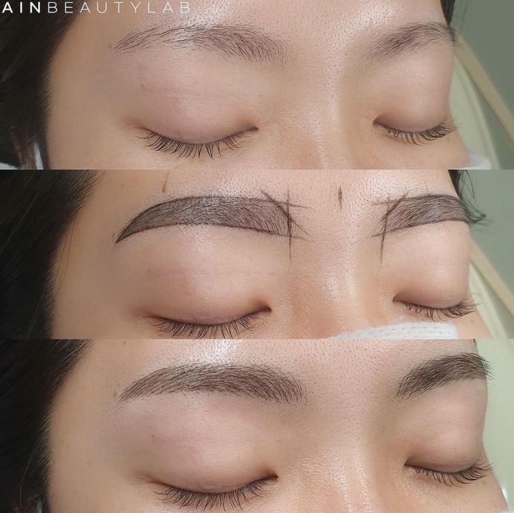 건대눈썹문신 끝판왕 아인뷰티랩건대점 너무 잘해요