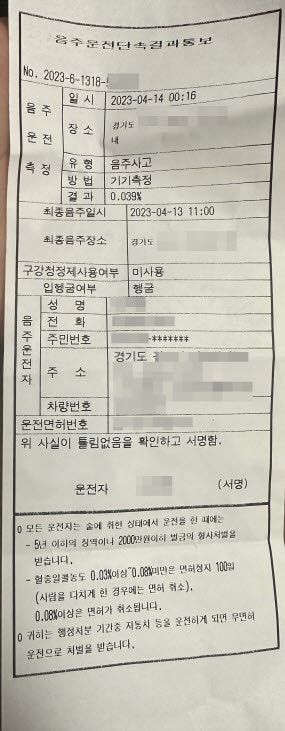 도로교통법위반 [음주운전] 관련 이미지 2