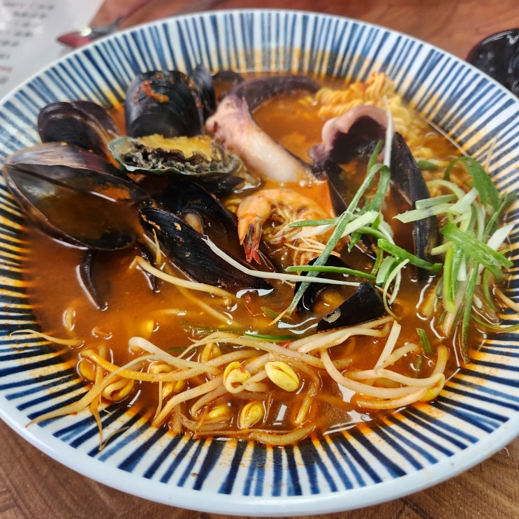  제주 해물라면 송악산해물라면오빠네본가 본점 송악산 맛집