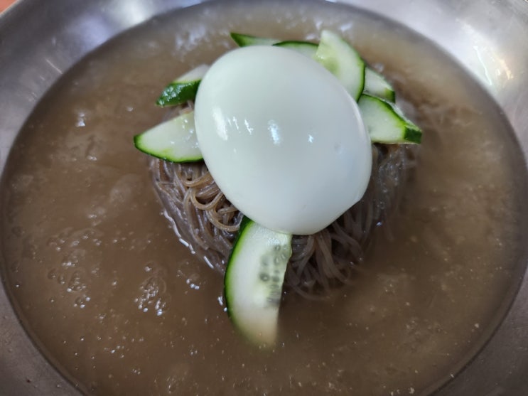 석촌역맛집 봉평냉면 물냉 손만두 짱맛 내돈내산